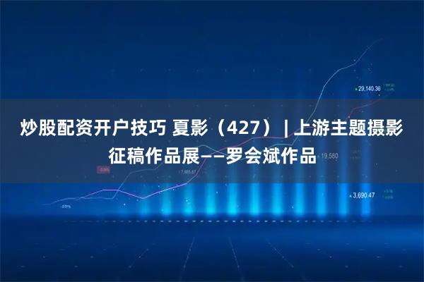 炒股配资开户技巧 夏影（427） | 上游主题摄影征稿作品展——罗会斌作品